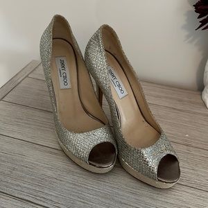 Jimmy Choo Glitter Heels